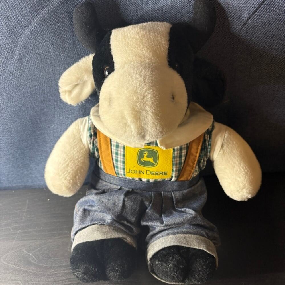 John Deere Cow Stuffed Animal 13" Mattie the Cow